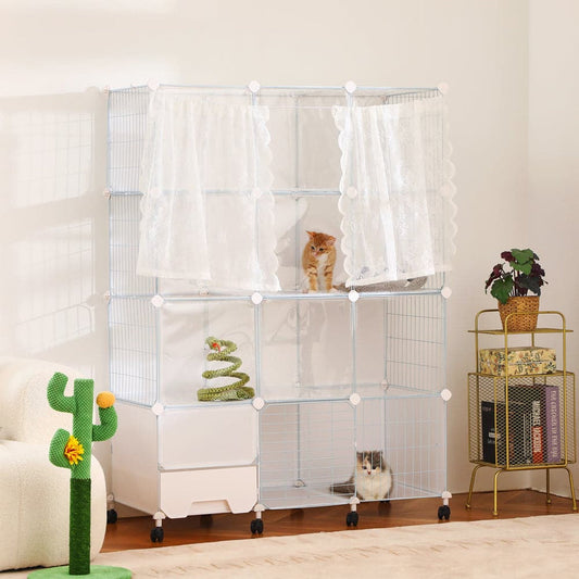 CutierStore® Cat Villa Include Cat Litter Box - PP11 - Cutier Store