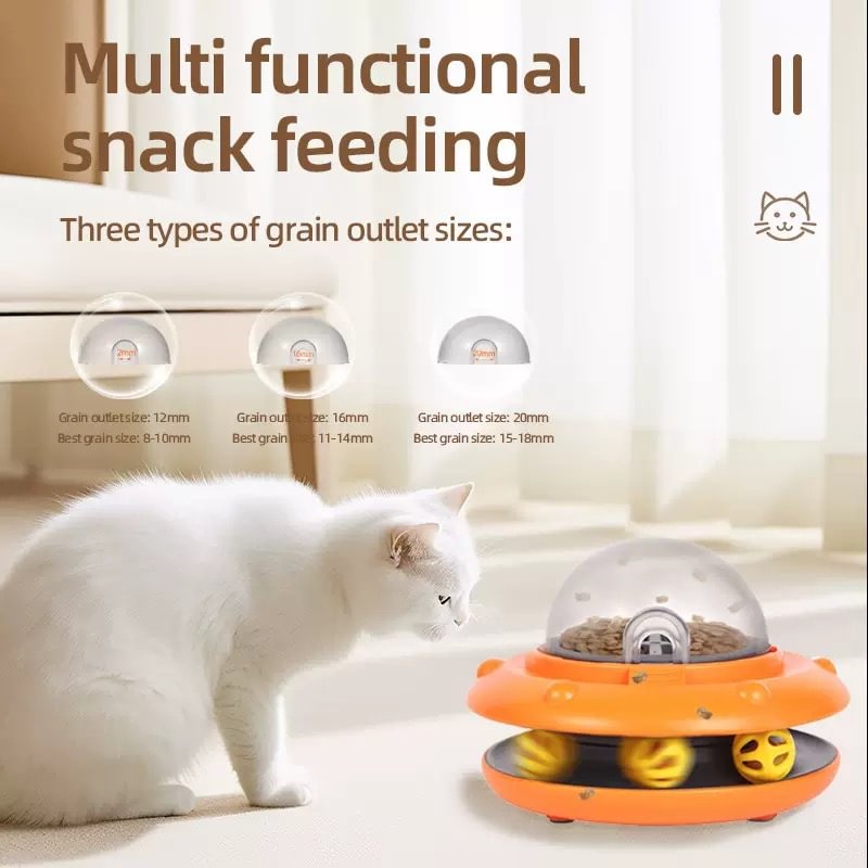 Smart Frisbee Feeder & Orbit Ball – Slow Feeding Pet Toy - Cutier Store