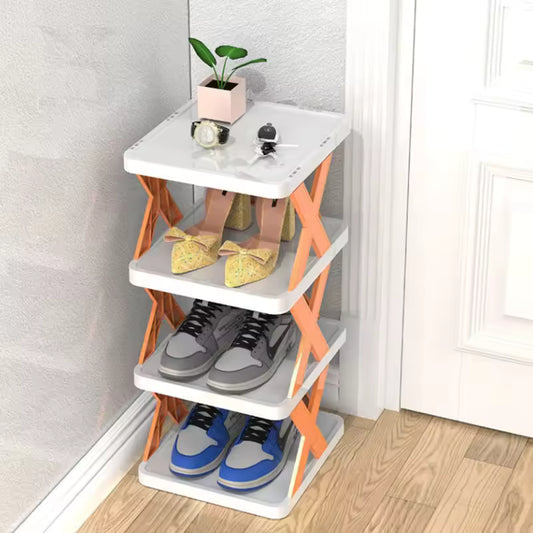 DIY Shoe Rack – Vertical Space Saver Storage Shelf for Entryway, Closet, Bedroom