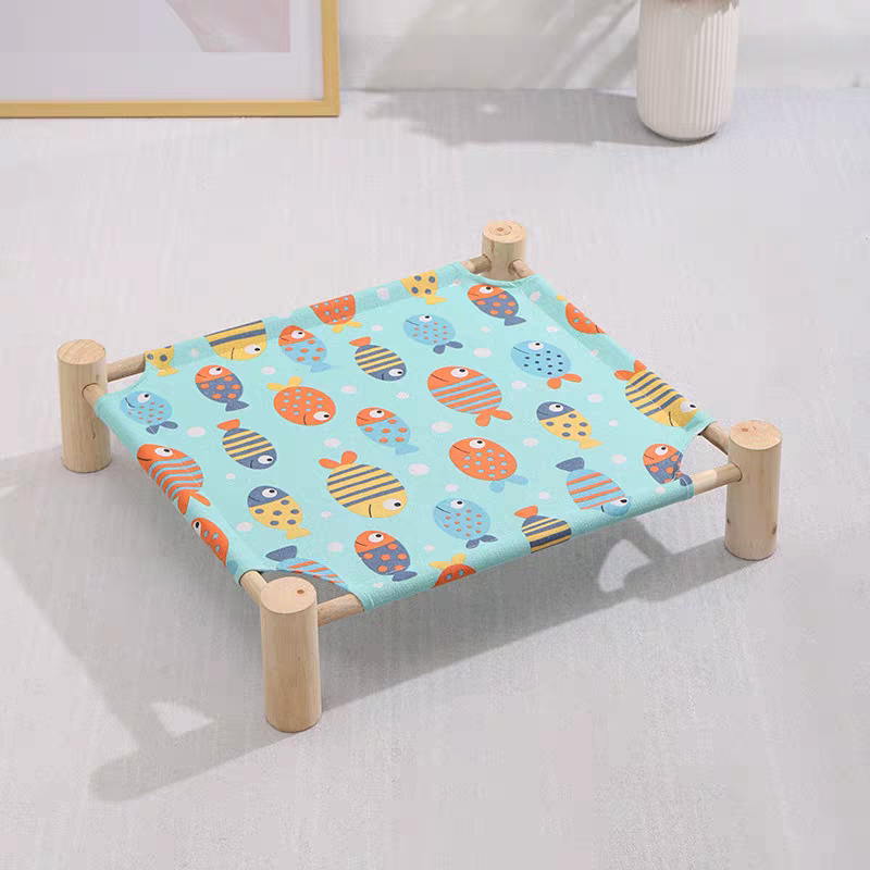 Wooden Cat Camp Bed for summer - Cutier Store