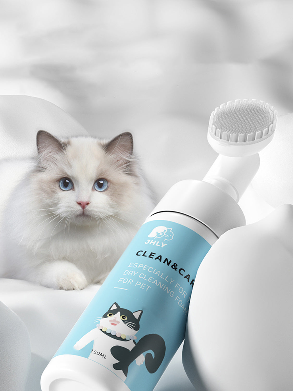 Pet Disposable Foam – Booty Cleaning Scrub & Dry Bath Gel 🐾✨ - Cutier Store