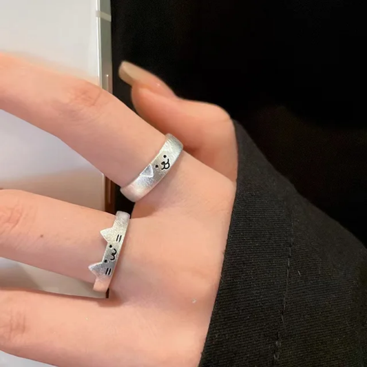 Cute Puppy/Kitty Design Ring - Cutier Store