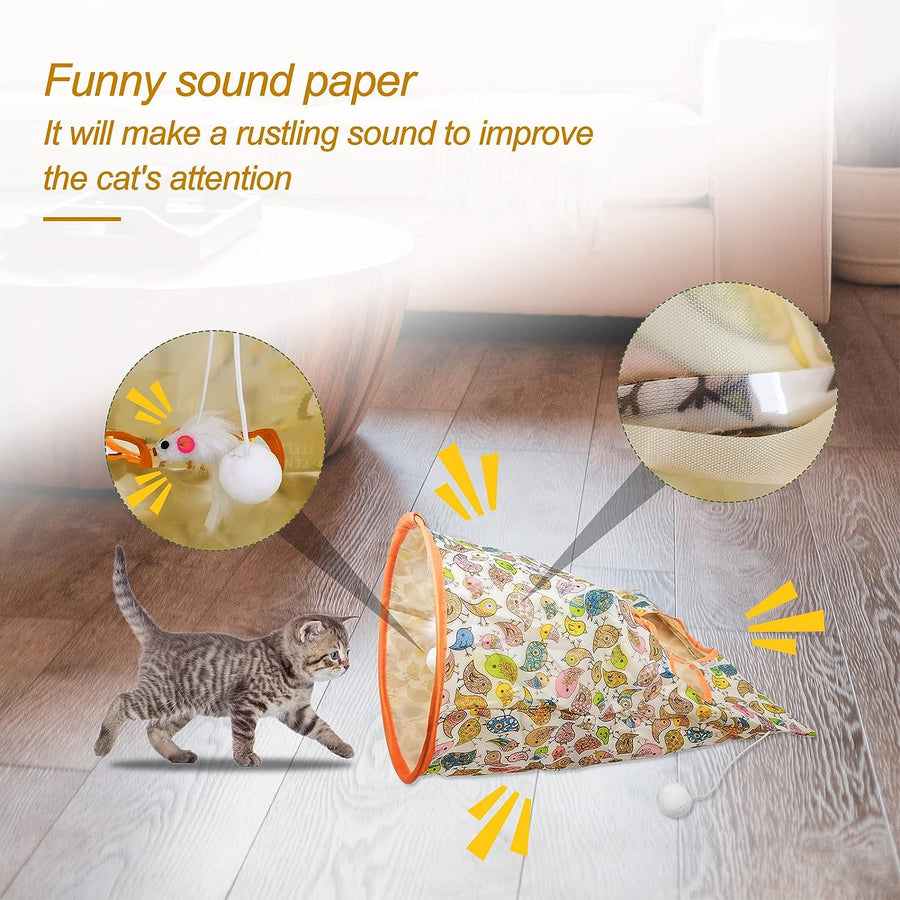 Cat Toy for Indoor Cats Foldable Cat Interactive Toys - Cutier Store