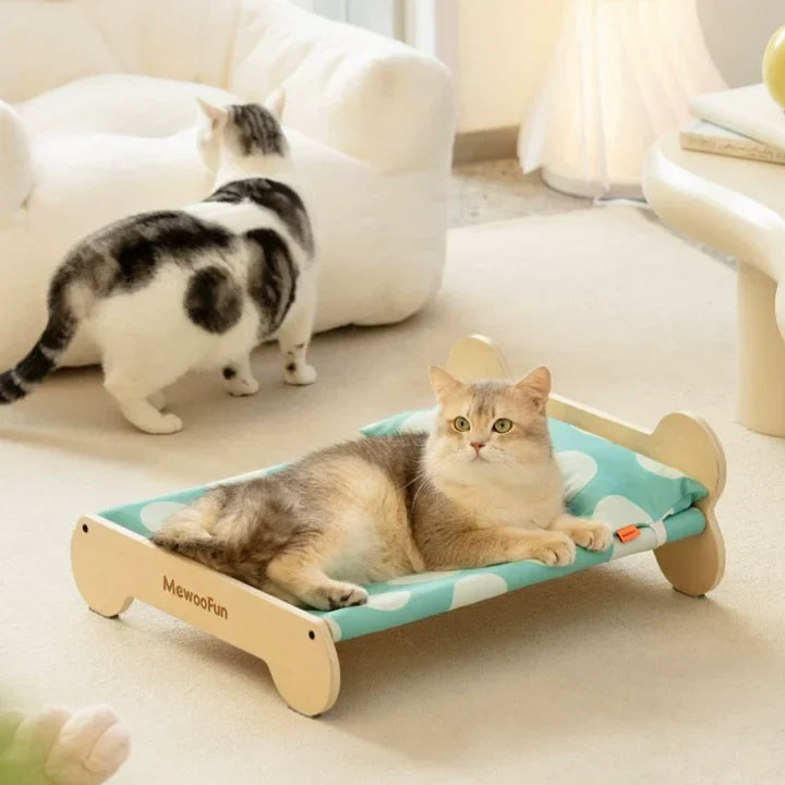 Cat luxury Wooden Bed - Cutier Store