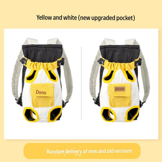Pet travel Backpack pocket upgraded