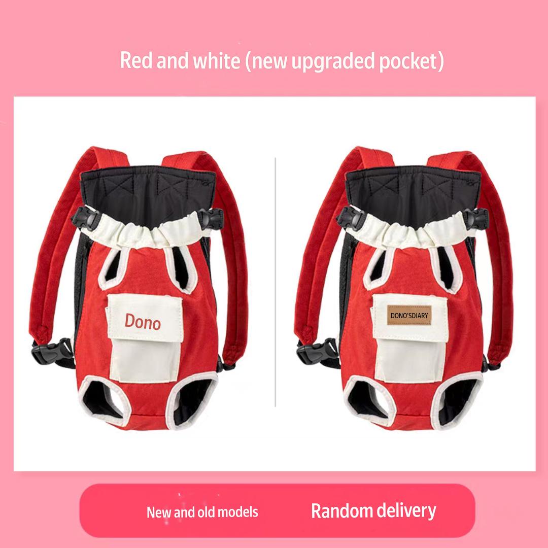 Pet travel Backpack pocket upgraded
