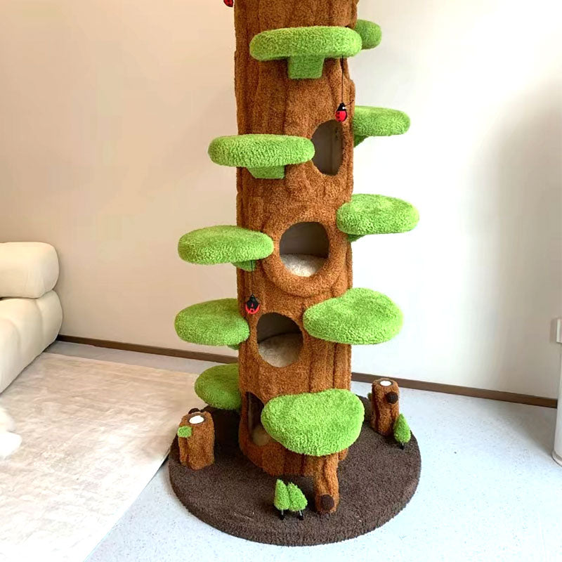 Luxury Simulation Climbing Frame Bed for Multiple Cat Tree - Cutier Store