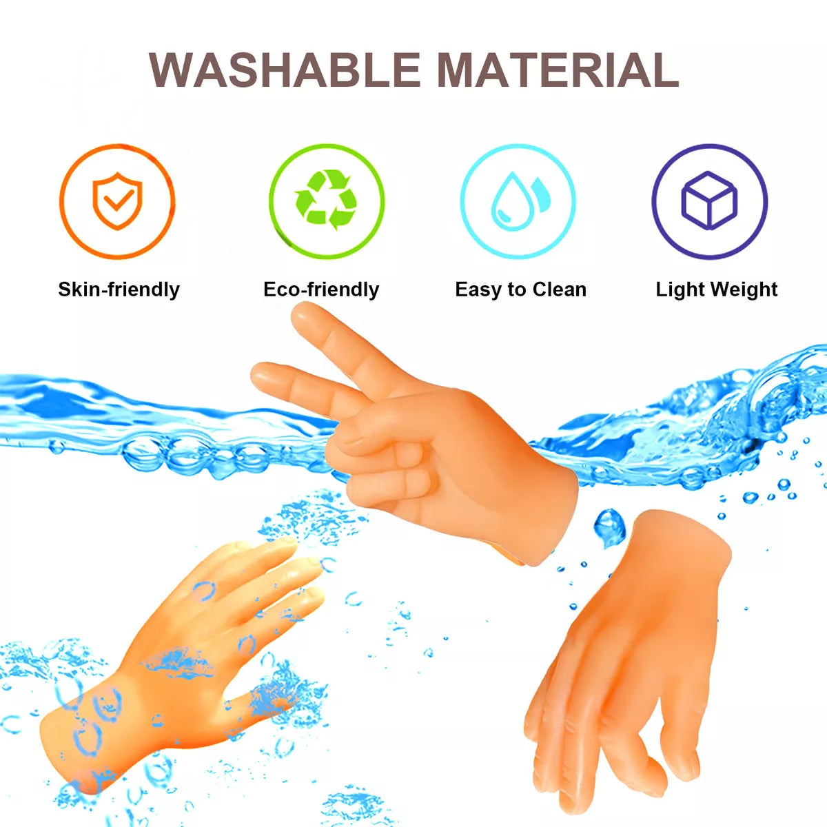 6PCS Cat Little funny Fake Human Hand - Cutier Store