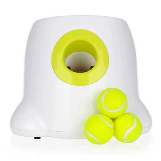 Automatic dog tennis ball launcher toy
