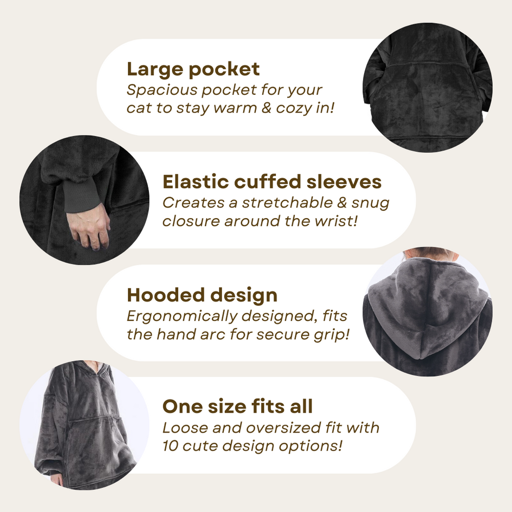 Cat mom kangaroo hoodie - Cutier Store