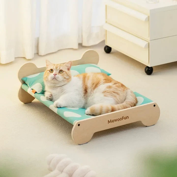 Cat luxury Wooden Bed - Cutier Store