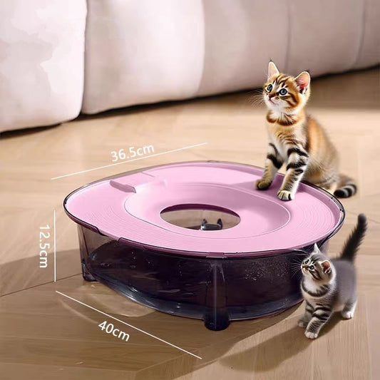 Litter-Free Crystal Cat Toilet – Eco-Friendly Splash-Proof Training Basin for Odor Control