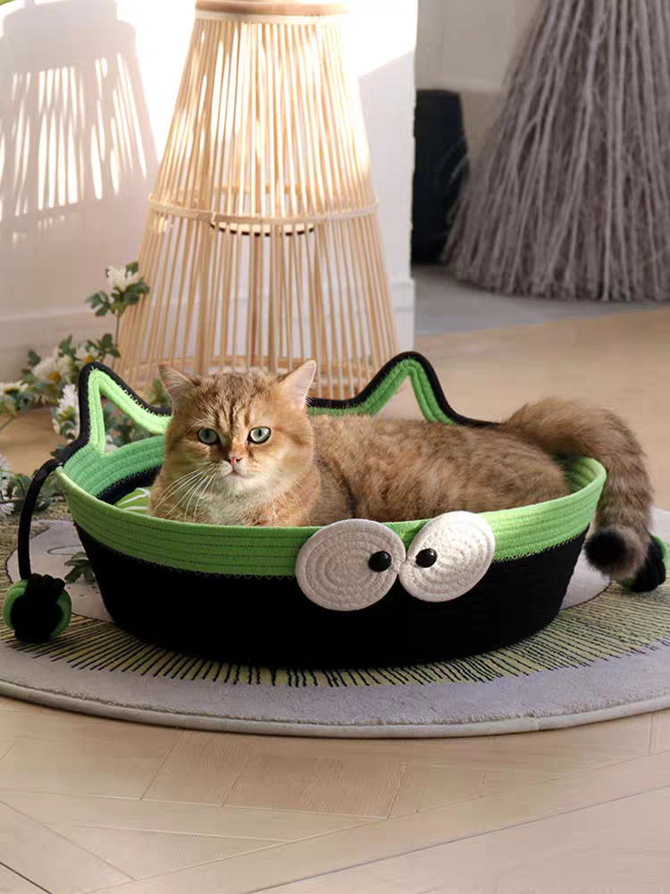 New summer woven cat nest and pet nest - Cutier Store