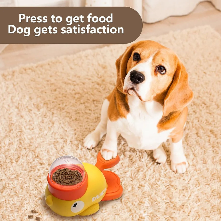 Dog Interactive Puzzle Feeder Toy – Duck Treat Dispenser & Slow Feeder - Cutier Store