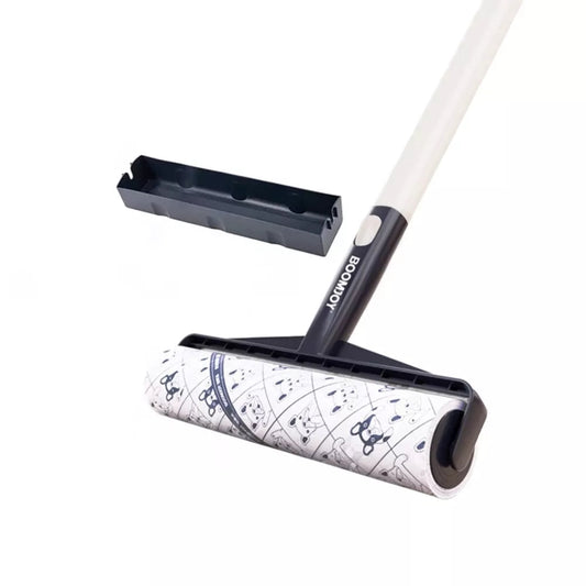 Long Handle Sticky Lint Roller Floor Carpet Clothes Pet Hair Remover - Cutier Store