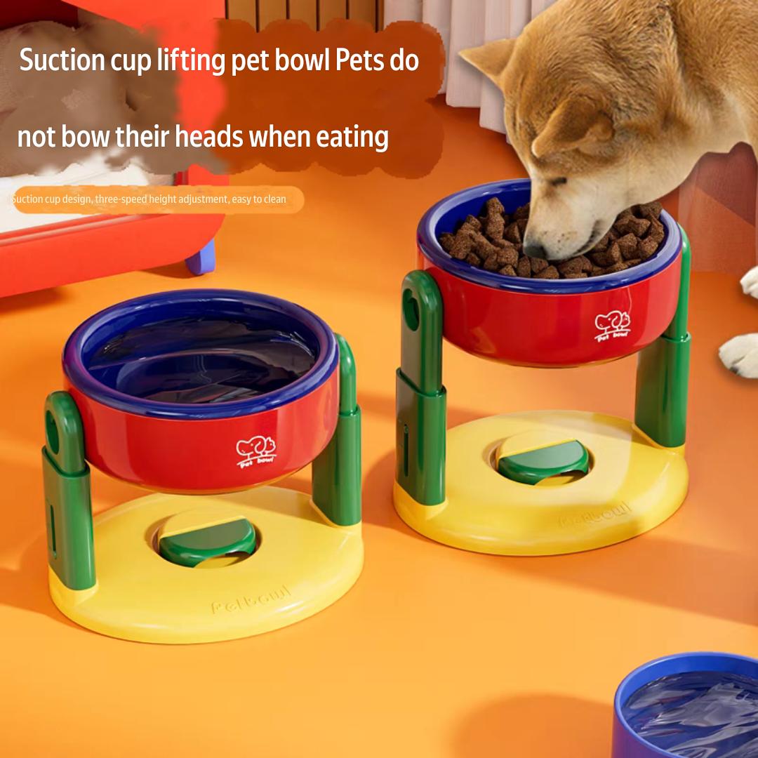Suction lifting Adjustable Pet Bowl Cup - Cutier Store