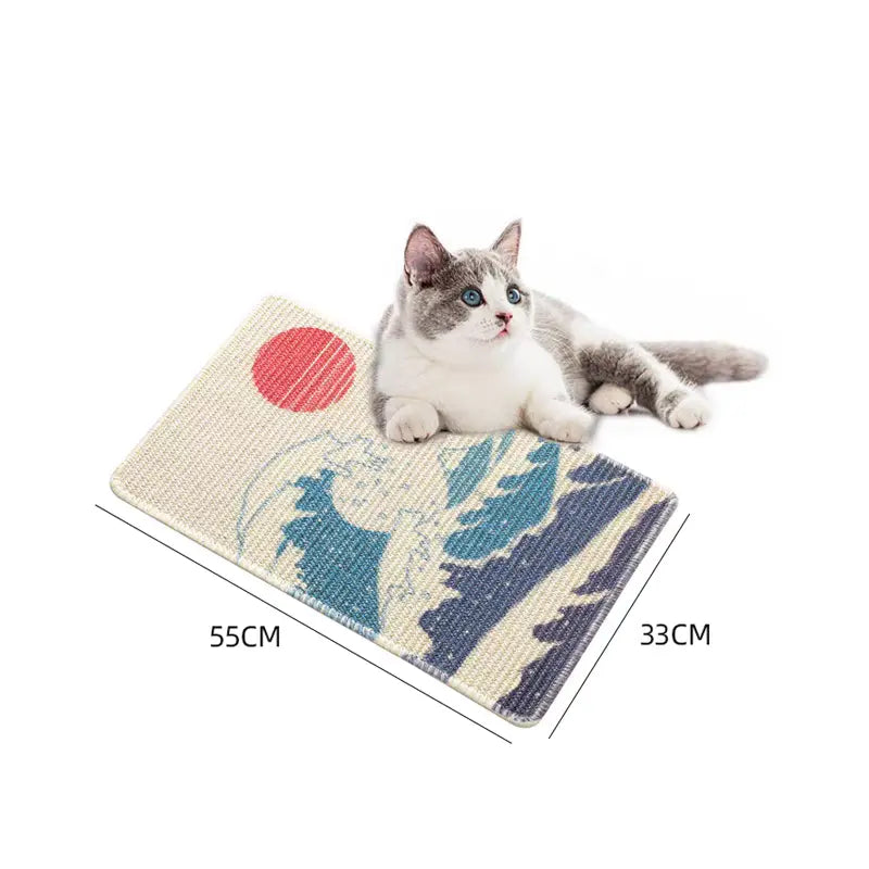 wall decoration painting pet cat claw scratching board - Cutier Store
