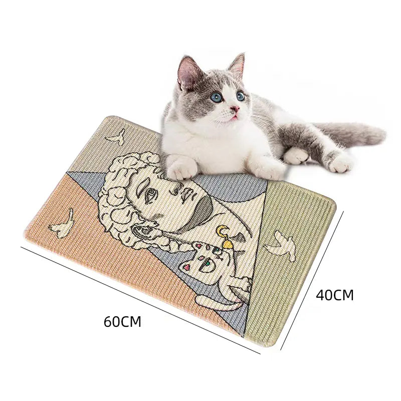 wall decoration painting pet cat claw scratching board - Cutier Store