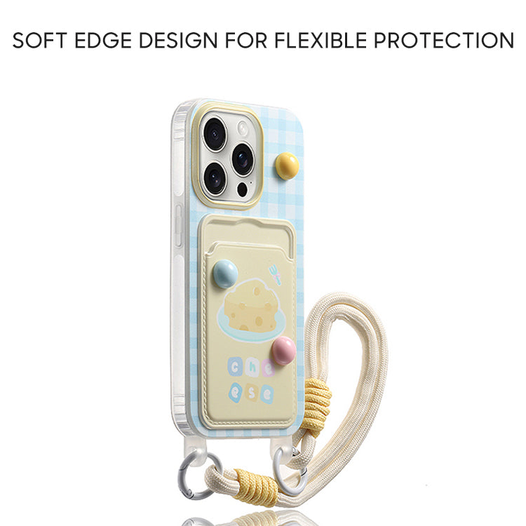 Cartoon Design Card Holder Phone Case