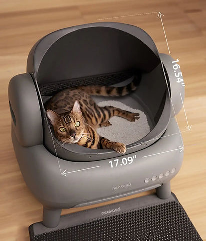 Smart cat litter box luxury style