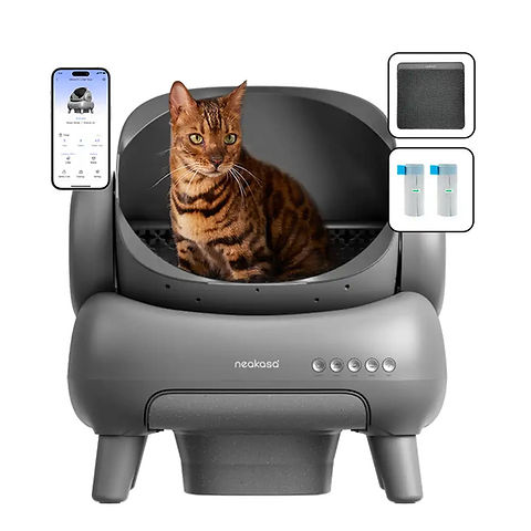 Smart cat litter box luxury style