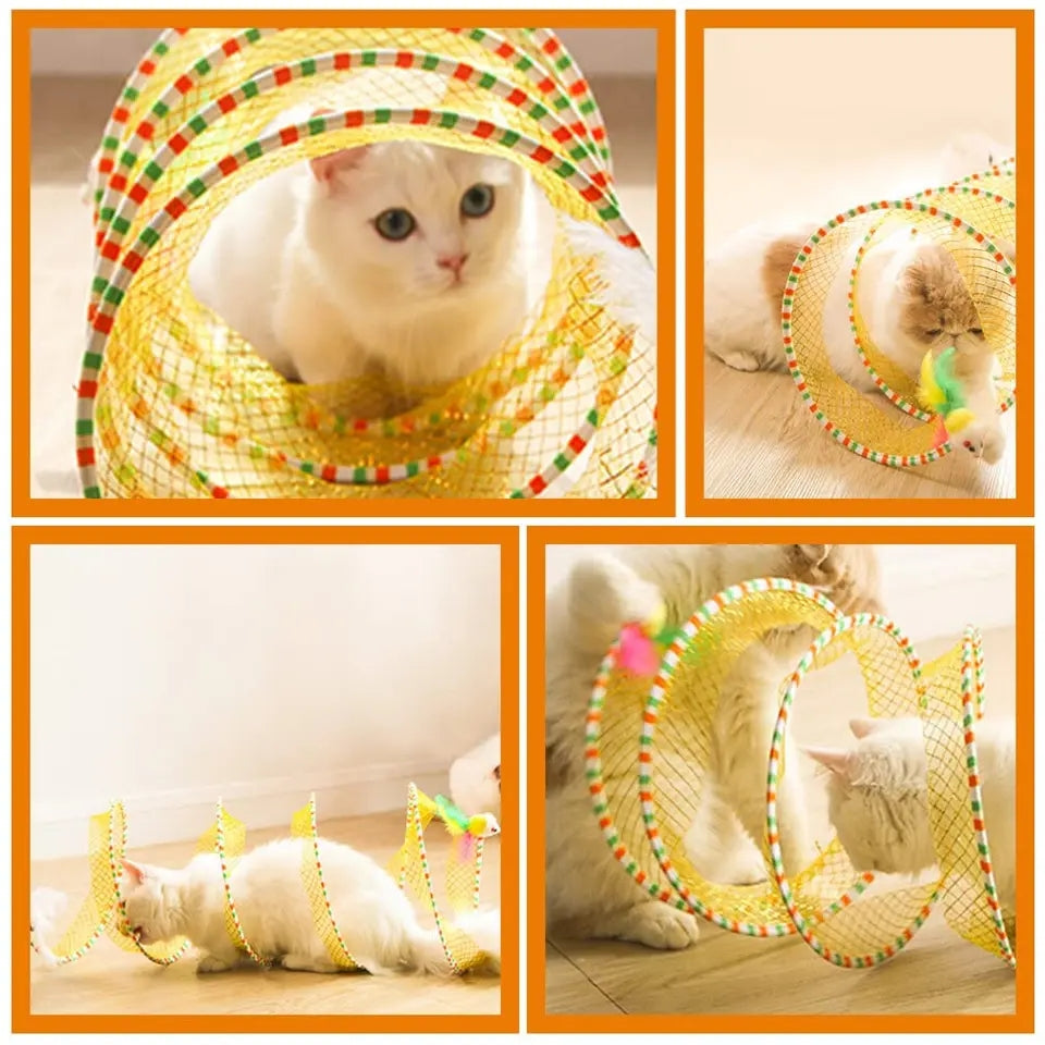 Cat tunnel teaser toy