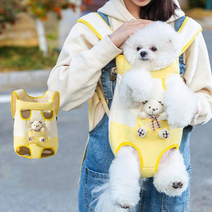 Pet travel Backpack Dog Bag Back Chest - Cutier Store