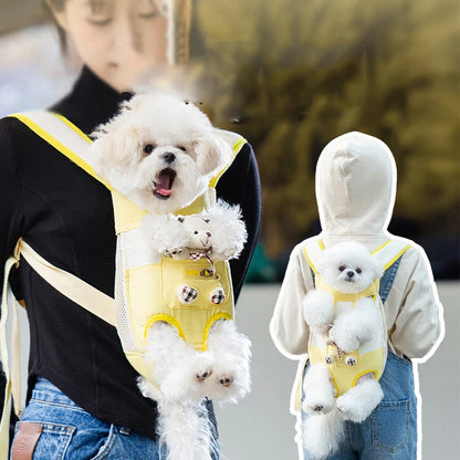 Pet travel Backpack Dog Bag Back Chest - Cutier Store