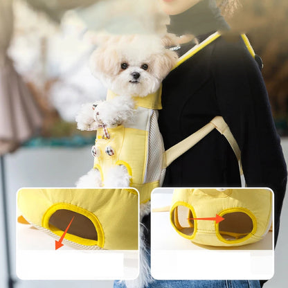 Pet travel Backpack Dog Bag Back Chest - Cutier Store