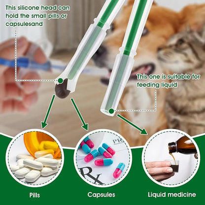 2 Pieces Pet Pill Plunger Popper for Small Cats Dogs Medicine feeder - Cutier Store