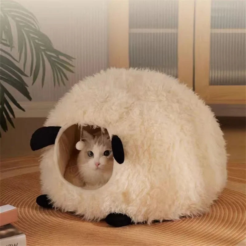 Pet sheep shape nest - N08