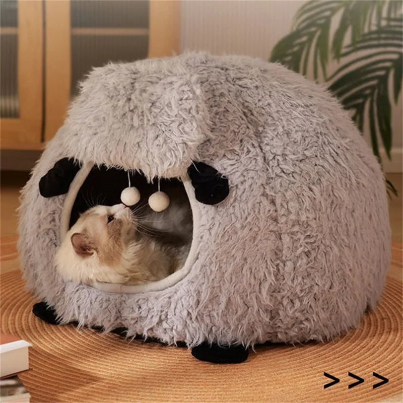 Pet sheep shape nest - N08