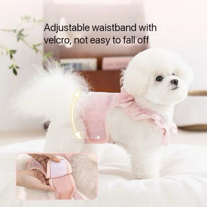 Breathable Dog Period Pants – Reusable Female Dog Heat Nappy & Menstrual Underwear for Dogs