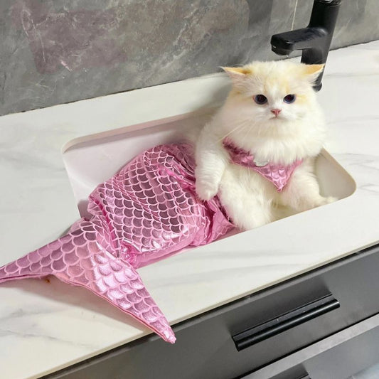 Cute Mermaid Cat suit