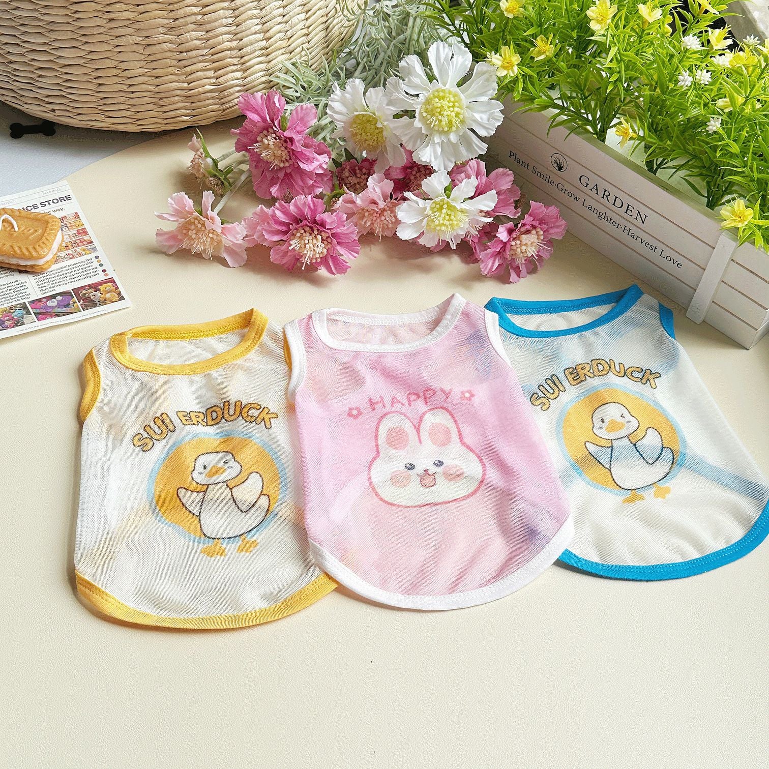 Cute duck Anti-shedding Cat Dog Summer Vest CUTIER STORE