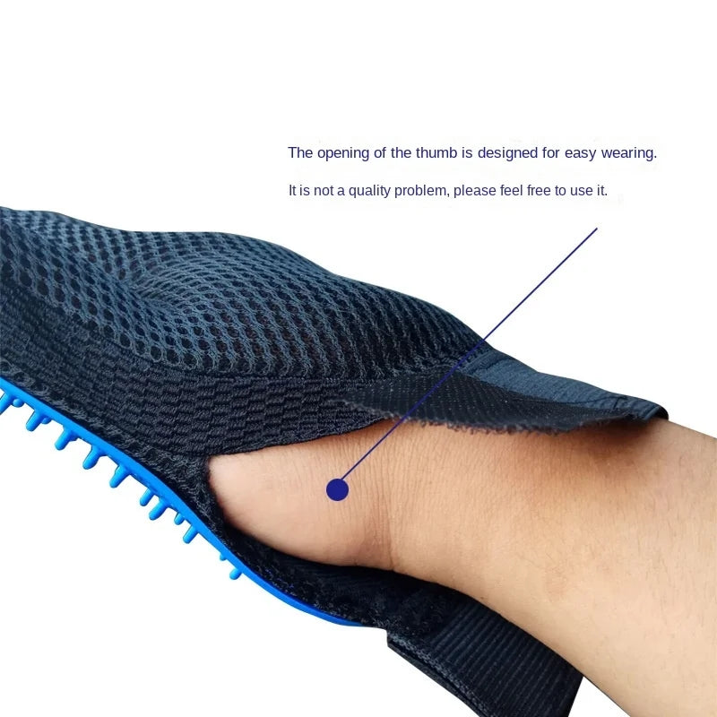 Pet Hair Cleaning Massage Gloves