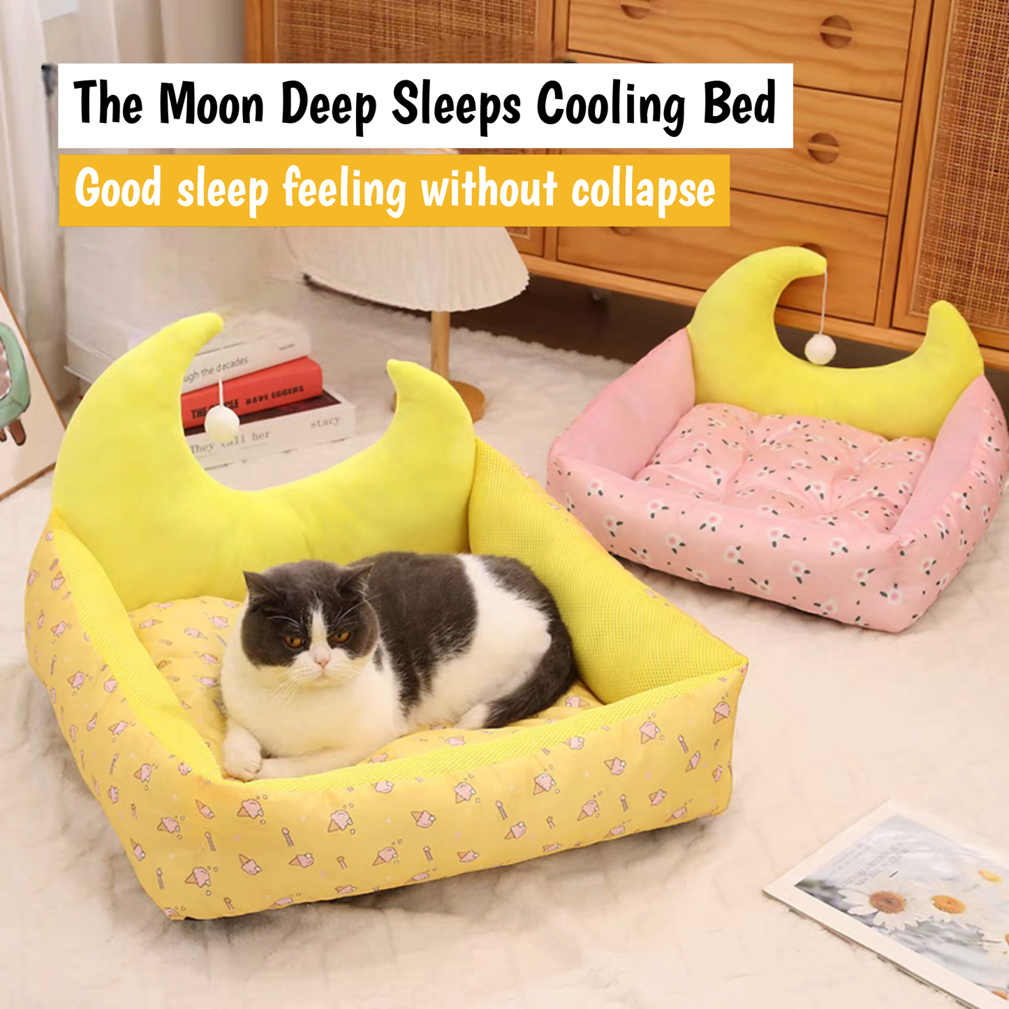 Cool & Waterproof Pet  Sleeping Bed