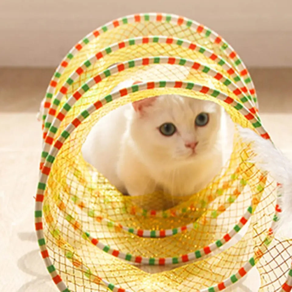 Cat tunnel teaser toy