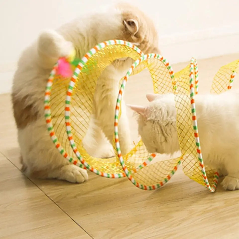 Cat tunnel teaser toy