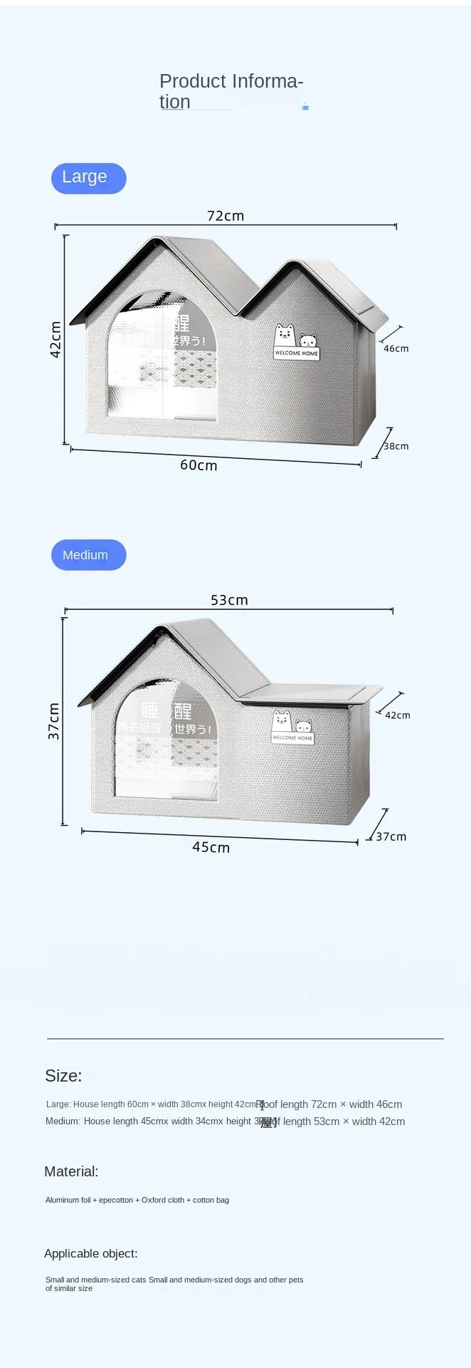 Summer Best AC Cat Room Cottage