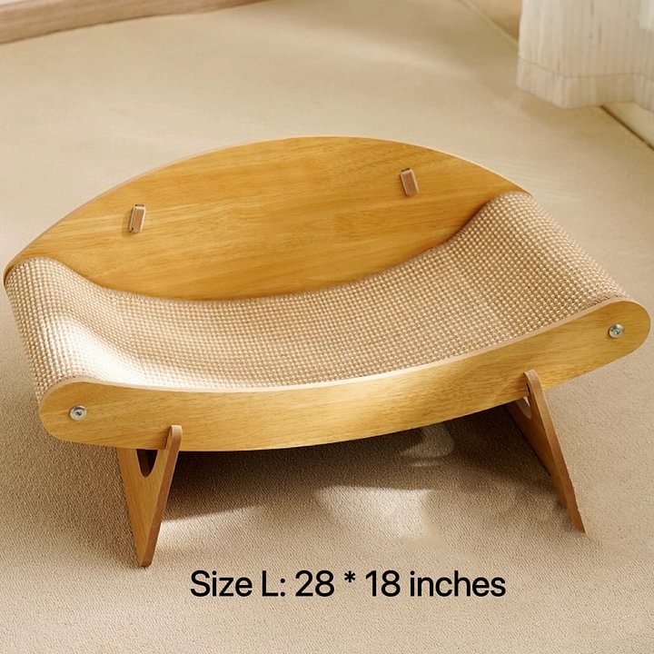 Cat Scratching Bed Cat Couch Bed Large Wood Hammock Wear Resistant CUTIER STORE 