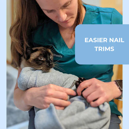 Pro Kitten Wrap – Stress-Free Cat Restraint Wrap for Grooming, Vet Visits & Nail Trimming