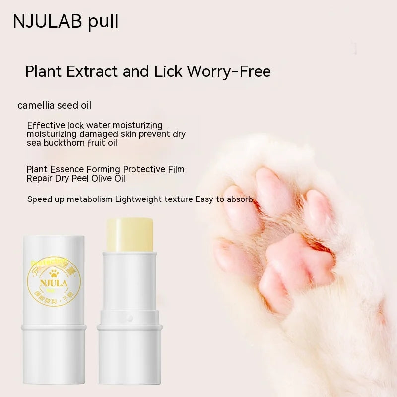 Pet paw cream for cats and dogs - nourishing, anti-drying foot and hand care.