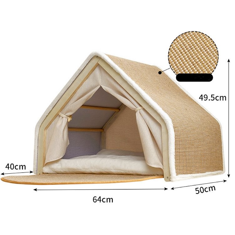 Cat House, Cat Scratchers with Sisal Scratching Board