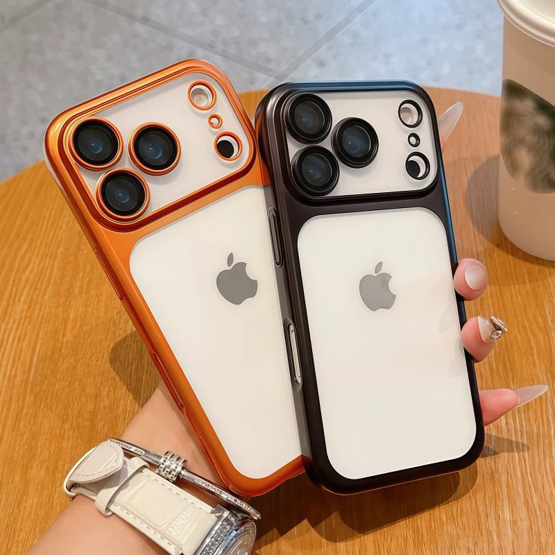 Luxury Electroplated Solid Color Case