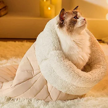 Cat Sleeping Bag Soft Bed L