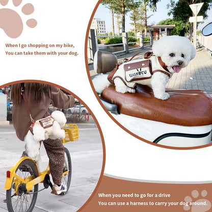 Classic Breathable Dog Carrier Tote – Lightweight Travel Bag for Small Dogs & Cats | Pet Travel Essential Gift
