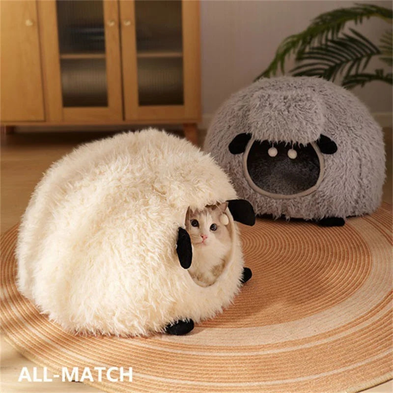 Pet sheep shape nest - N08