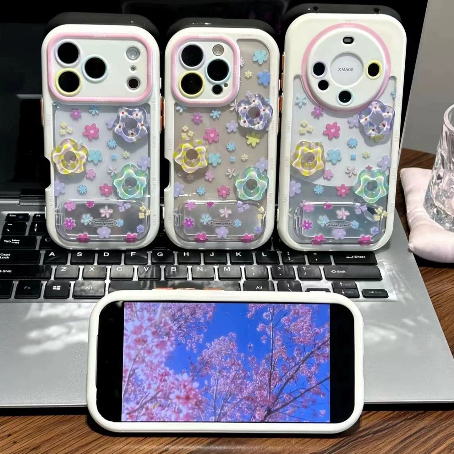 Cute flowers star iPhone Case