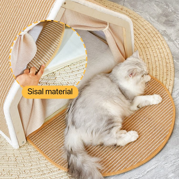 Cat House, Cat Scratchers with Sisal Scratching Board